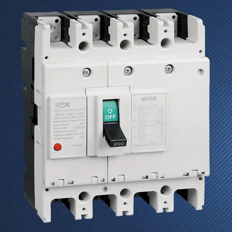 Disjoncteur à boîtier moulé 4P 200A